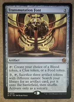 Transmutation Font - Outlaws of Thunder Junction: The Big Score - NM MTG - Image 1