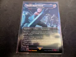 MTG Magic the Gathering FOIL Umezawa's Jitte / Cloud's Buster Sword SLD! - Image 1