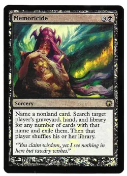 MAGIC THE GATHERING MEMORICIDE SORCERY 69/249 Scars of Mirrodin MTG - Image 3