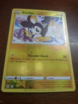 Emolga 057/203 SWSH07: Evolving Skies Reverse Holo Pokemon card - Image 1