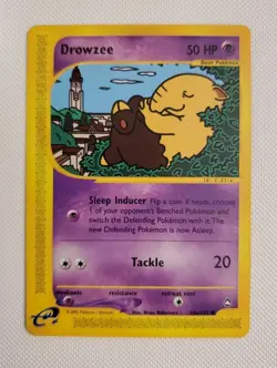 Drowzee 74a/147 AQUAPOLIS Pokemon Card Non-Holo Common - Image 1