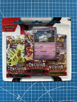 Pokemon TCG Scarlet & Violet - Obsidian Flames Booster Blister - 3 Packs 820650853784 - Image 1