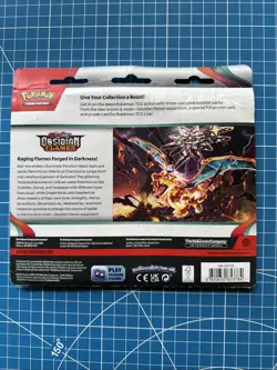 Pokemon TCG Scarlet & Violet - Obsidian Flames Booster Blister - 3 Packs 820650853784 - Image 2