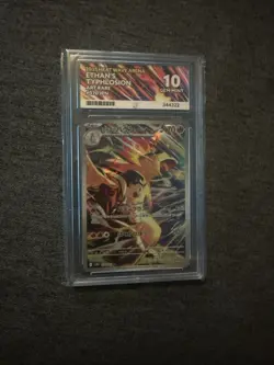 Pokemon TCG Ethan's Typhlosion 070/063 AR Heatwave Arena 2025 Ace 10 Gem Mint - Image 1