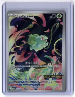 Bulbasaur - (Mega Evolution Stamped) 133/132 Illustration Rare Holo NM Pokemon - Image 1