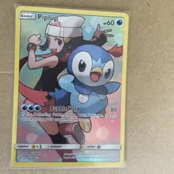 Pokemon Piplup + Dawn 239/236 - Cosmic Eclipse - Secret Character Rare - NM - Image 1