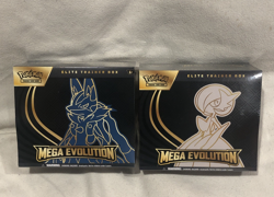 Pokemon TCG Mega Evolution Lucario & Gardevoir Elite Trainer Boxes Set, SEALED - Image 1