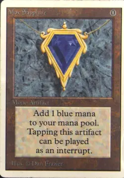 Mox Sapphire Unlimited MTG Rare - Image 1