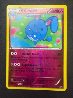 Azumarill 103/160 | Reverse Holo Rare Pokemon English XY Primal Crash | LP+ - Image 1
