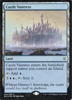 MTG Castle Vantress ** Throne of Eldraine ** English (VLP/NM) Foil Magic Card - Image 1