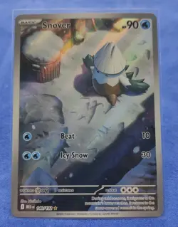 Pokemon TCG - Snover 140/132 - Mega Evolution - Illustration Rare IR Full Art - Image 1