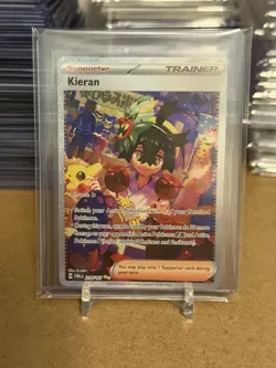 Pokemon TCG Kieran 218 S&V Scarlet & Violet Twilight Masquerade SIR - Image 1