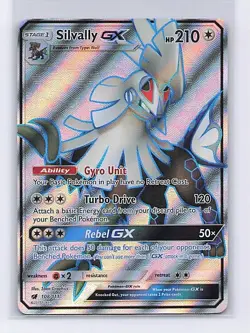 Silvally GX 108/111 Ultra Rare Crimson Invasion Pokemon Near Mint - Image 1
