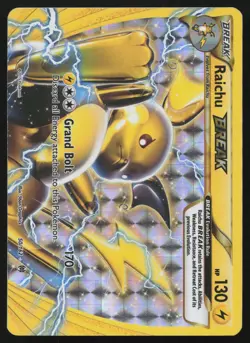 Raichu BREAK 50/162 BREAK Rare BREAKthrough Pokemon MP - Image 1