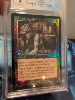 MTG Graded CGC 9 Mint: STITCH TOGETHER (2002 Judgement FOIL) Magic Gatherin #CCG - Image 5