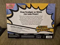 Pokemon TCG: Mega Evolution Ascended Heroes - Mega Feraligatr ex Box Sealed - Image 2