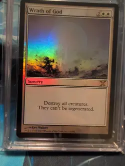 MTG Graded CGC 9 Mint: WRATH OF GOD (2007 Tenth Edition FOIL) Magic #CCG - Image 4