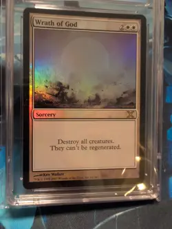 MTG Graded CGC 9 Mint: WRATH OF GOD (2007 Tenth Edition FOIL) Magic #CCG - Image 5