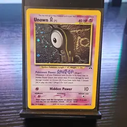 Pokemon Neo Discovery Unown [A] 14/75 Holo Rare Basic English 2001 - Image 1