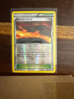 Scorched Earth 138/160 Uncommon Primal Clash Pokemon Reverse Holo Near Mint - Image 1