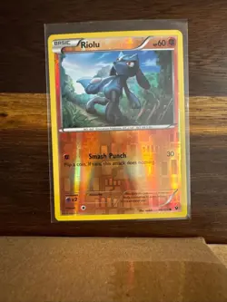 Riolu 46/124 Common Fates Collide Pokemon Reverse Holo Near Mint - Image 1
