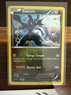 Zekrom 64/108 Holo Rare Roaring Skies Pokemon Holo Near Mint - Image 1