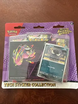 Pokemon TCG Mega Evolution Ascended Heroes Tech Sticker Collection Gastly - Image 1