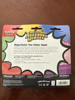 Pokemon TCG Mega Evolution Ascended Heroes Tech Sticker Collection Gastly - Image 2