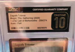 MTG Graded CGC 10 Pristine: ZAGOTH TRIOME (Ikoria Lair of Behemoths FOIL) #CCG - Image 3