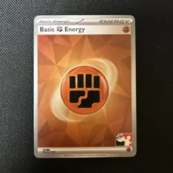 Play! Pokemon Prize Pack 6 Fighting Basic Energy SVE014 - Image 1