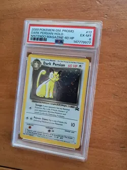 PSA 6 Dark Persian Holo Nintendo Magazine Promo #17 Pokemon 2000 - Image 1
