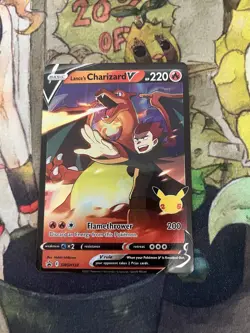 2021 Pokemon Lance's Charizard V Sword & Shield Promo SWSH133 NM - Image 1