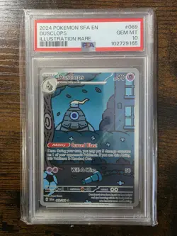 Pokemon Dusclops 069/064 Shrouded Fable Illustration Rare Holo PSA 10 - Image 1