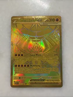 Pokemon Mega Zygarde EX Gold Secret Rare 124/088 Full Art English GRADE! - Image 1