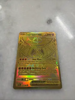 Pokemon Mega Zygarde EX Gold Secret Rare 124/088 Full Art English GRADE! - Image 2