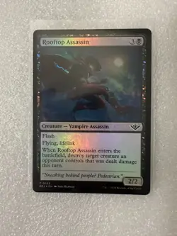 MTG 2024 Magic OTJ 103 FOIL Rooftop Assassin - Outlaws of Thunder Junction MINT - Image 1