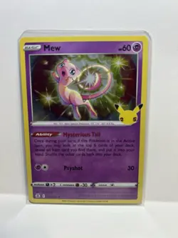 Mew #011/025 2021 Pokemon Celebrations Foil - Image 1