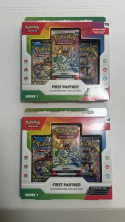 Pokemon First Partner Illustration Collection Series 1 Box NEW/SEALED - Image 1