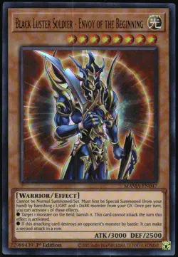 Yu-Gi-Oh! Black Luster Soldier Envoy Of Beginning 2022 MAMA-EN047 Ultra Rare 1st - Image 1