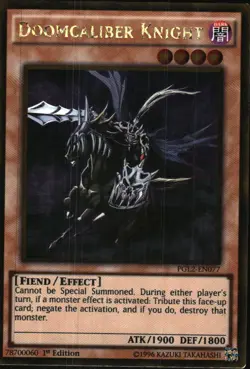 Yu-Gi-Oh! Premium Gold Return of Bling Doomcaliber Knight 2015 PGL2-EN077 - Image 1