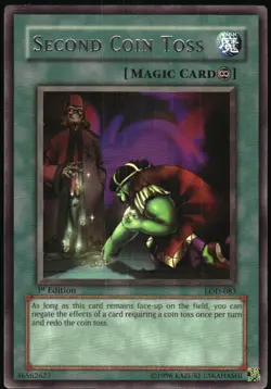 Yu-Gi-Oh! - Legacy of Darkness Second Coin Toss 2003 LOD-083 1st Edition - Image 1