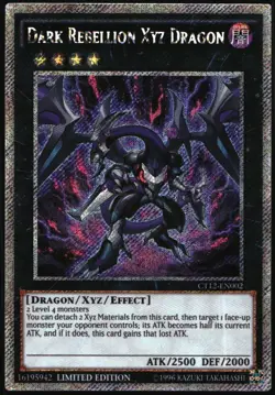 Yu-Gi-Oh! - 2015 Mega-Tins Dark Rebellion XYZ Dragon 2015 CT12-EN002 Limited - Image 1