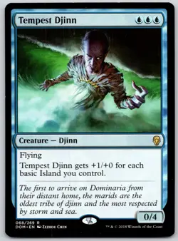 Tempest Djinn - Dominaria DOM - MTG - LP Magic - 68 R - Image 1