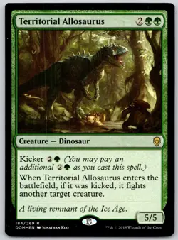Territorial Allosaurus - Dominaria DOM - MTG - LP Magic - 184 R - Image 1