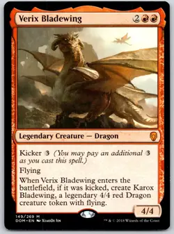Verix Bladewing - Dominaria DOM - MTG - LP Magic - 149 M - Image 1