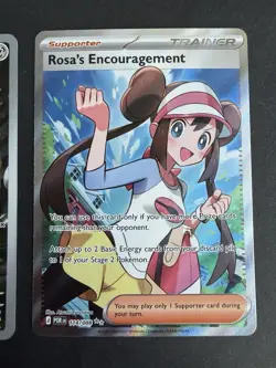 Pokemon TCG Cards Lot Of 2 - Rosa’s Encouragement & Doublade SIR Full Arts - Image 2