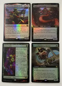 MTG TMNT 65 Card Lot-5 MYTHIC, 10 RARE, 20U, 30C) Doubling Season Splinter P15 - Image 5