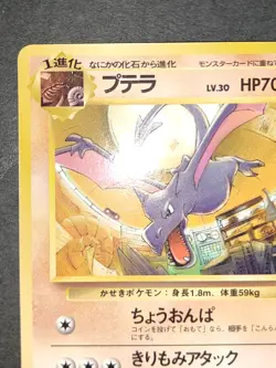 Aerodactyl No. 142 Glossy Vending Pokemon Card Japanese Old Back eb250 - Image 3