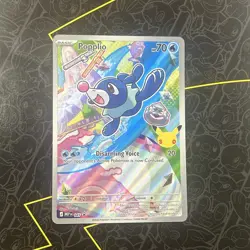 Pokemon Card Popplio 30th Celebration Black Star Promo 045 - Image 1
