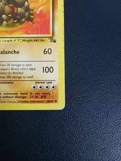 Pokemon Card Golem 36/62 Fossil Uncommon WOTC - Image 5